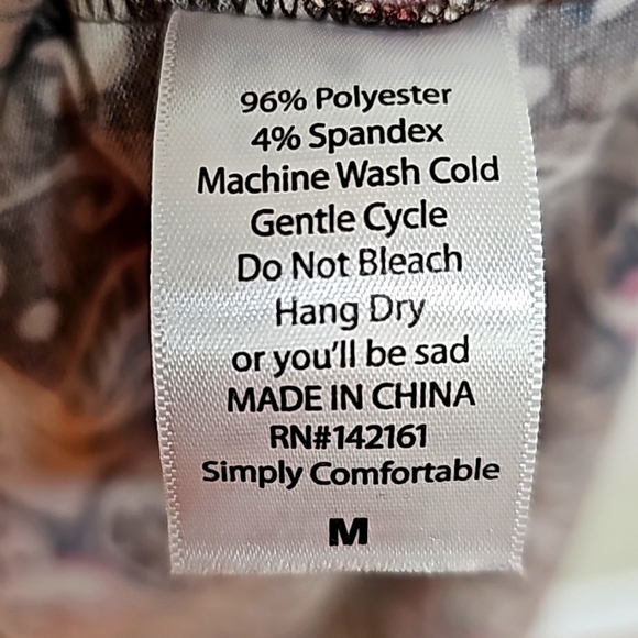 LuLaRoe Irma Tunic poly spandex fall floral print - Picture 6 of 7